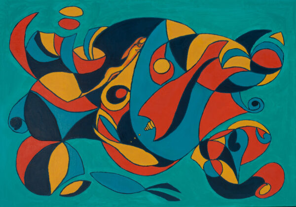 BAIN DE SOLEIL HUILE SUR TOILE 70/100