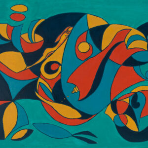 BAIN DE SOLEIL HUILE SUR TOILE 70/100