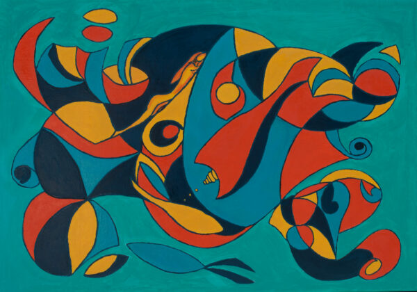 BAIN DE SOLEIL HUILE SUR TOILE 70/100