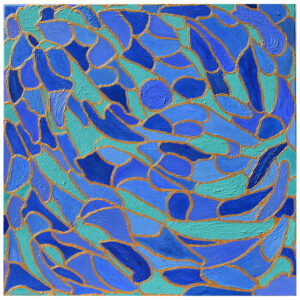 BALLET AQUATIQUE HUILE SUR TOILE 70/70