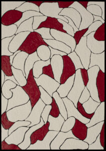 COEUR BATTANT HUILE SUR TOILE 116/81