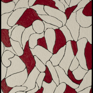 COEUR BATTANT HUILE SUR TOILE 116/81