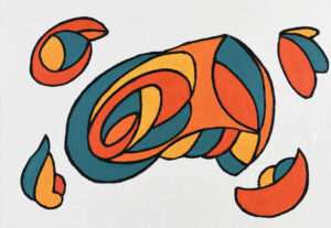 CONQUE HUILE SUR TOILE 35/50