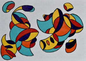 ETERMINATION ACRYLIQUE SUR TOILE 50/70