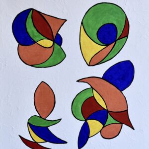 ECLATS DE RIRE ACRYLIQUE SUR TOILE 81/65