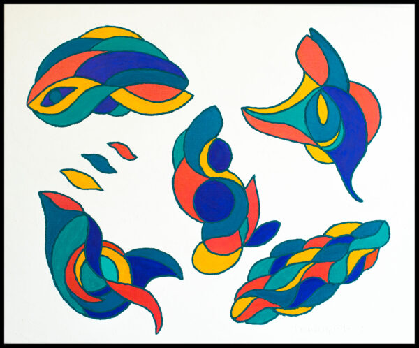 ENIGMA HUILE SUR TOILE 60-73