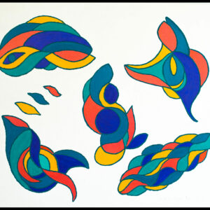 ENIGMA HUILE SUR TOILE 60-73