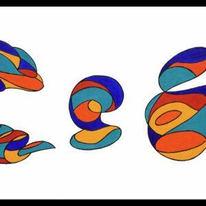 EVOLUTION 2 HUILE SUR TOILE 70/100