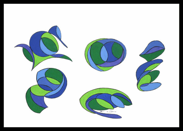 EVOLUTION 3 HUILE SUR TOILE 70/100