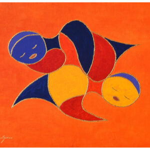 GEMELLINI HUILE SUR TOILE 80/100