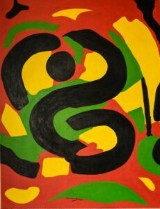 HOMO POETICUS HUILE SUR TOILE 130/100