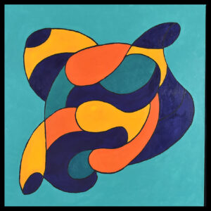 LES CORPS SILENCIEUX HUILE SUR TOILE 60/60