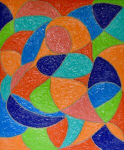 MATERNITE ACRYLIQUE SUR TOILE 60/50