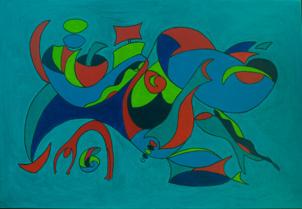 OCEANIA HUILE SUR TOILE 100/146