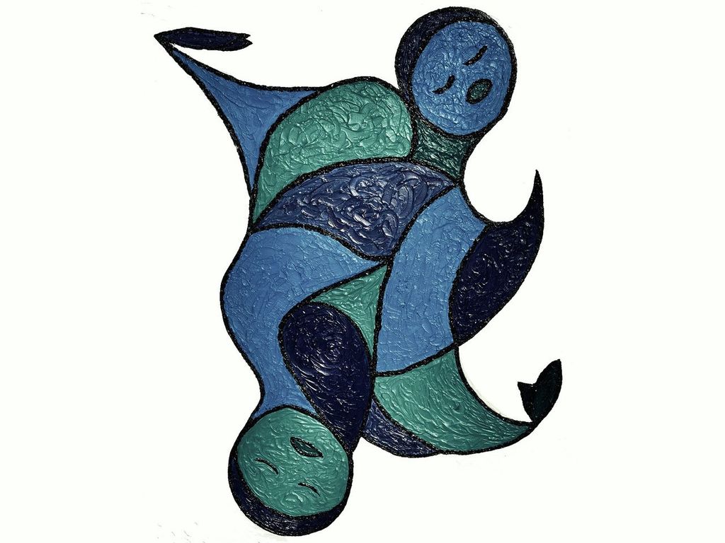 PAUPIERES LOURDES HUILE SUR TOILE 61/50