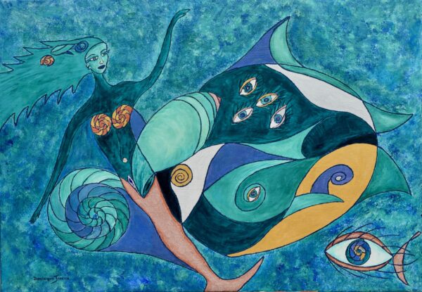 PROMESSE DE RENOUVEAU HUILE SUR TOILE 65/92