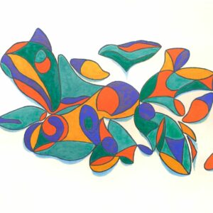 RESONANCES HUILE SUR TOILE 70/100