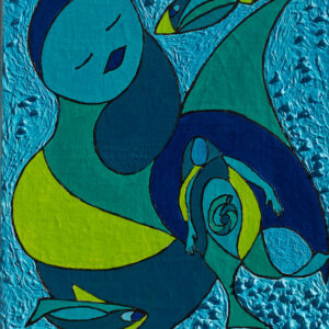 SONGES ET COQUILLAGES HUILE SUR TOILE 60/50