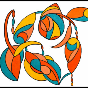 TOUT EST LIE HUILE SUR TOILE 54/65