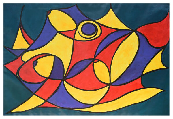 VAISSEAU LIBRE HUILE SUR TOILE 100:145