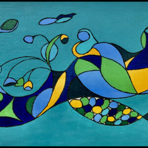 LIANE OCEANE HUILES SUR TOILE 65-100